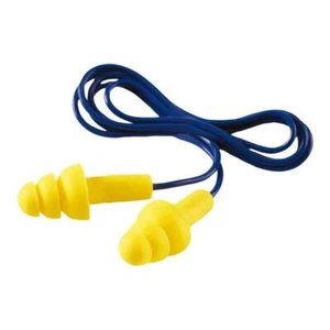 Bouchons d'oreilles 3M ULTRAFIT FILAIRE UF-01-000 réutilisables travail confortable sommeil SNR 32db - Photo 1 sur 3