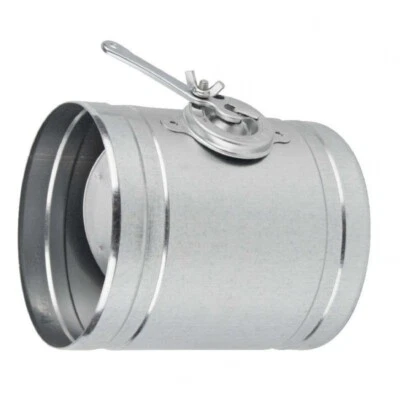 Chimney Pipe Throttle Flue Liner Damper Tube Non Return Valve Shutter Blade - Image 1 of 2