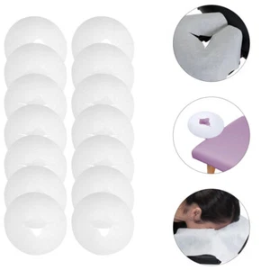 100Pcs Massage Hole Towel Face Massaging Pad Headrest Mat Cover Cushion Pad - Picture 1 of 10