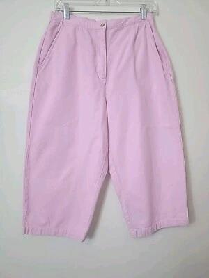 Capris Karen Scott Rosa Talla 10 (defecto) 100% Algodón Foto 1 de 4