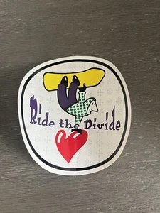 Vintage Loveland Skigebiet Ride The Divide 6" Aufkleber-Snowboarden Colorado - Bild 1 von 2