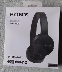 BRAND NEW Sony WH-CH500 Wireless On-Ear Headphones, Black (WHCH500/B) - Picture 1 of 6