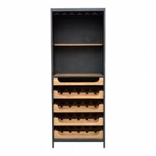 Moe's Home Collection Chefs Contemporary Wood Wine Bar in Natural