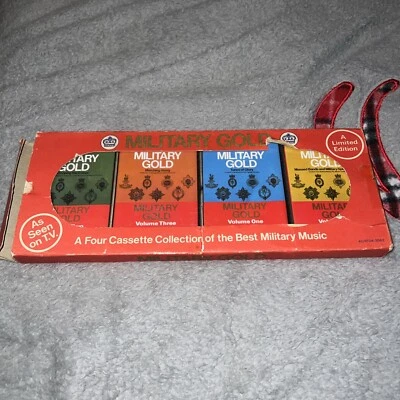 Military Gold Cassette Pack Limited Edition COMPLETE V.rare  — 第 1/4 张图片
