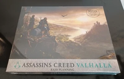 Assassin's Creed Valhalla "Raid Planning" 1000Piece Jigsaw Puzzle. 20x 27" (NEW) - Image 1 of 4