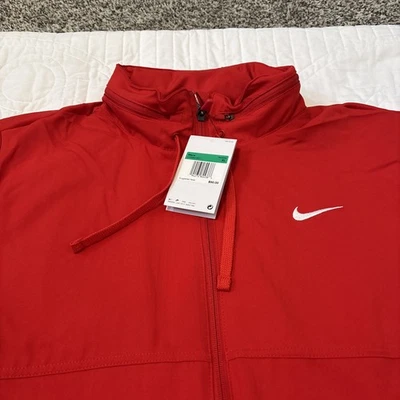 Nike Dri-Fit Coaches CV0094-657 Red Full Zip Golf Jacket Wind X-Large $90 NWT - Image 1 of 4