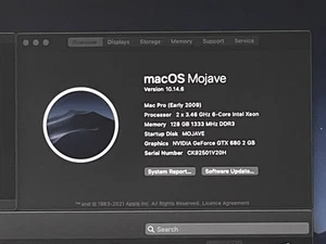 Apple Mac Pro 5.1 +Final Cut Pro & Logic Pro X /500Gb SSD+2Tb HDD/128Gb/GTX 2Gb - Afbeelding 1 van 15