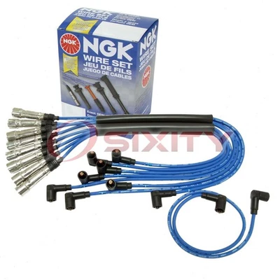 Juego de cables de bujía NGK de 1 pieza para Mercedes-Benz 450SE 1973-1975 4,5 L V8 - cada uno Foto 1 de 4
