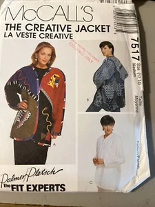 PATRÓN MISSES McCALL'S 7517-LA CHAQUETA CREATIVA-PALMER/PLETSCH talla 12,14 - Imagen 1 de 2
