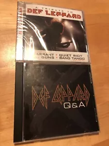 DEF LEPPARD A TRIBUTE TO BRAND NEW FACTORY SEALED CD +BONUS Q&A CD from X Album! - Picture 1 of 2