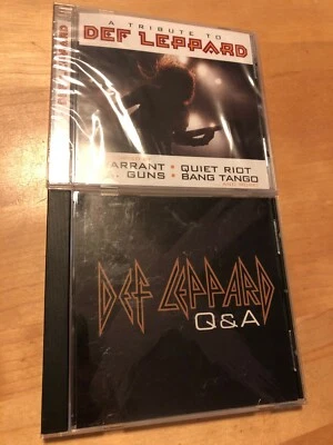 DEF LEPPARD A TRIBUTE TO BRAND NEW FACTORY SEALED CD +BONUS Q&A CD from X Album! - Image 1 of 2