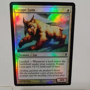 STEPPE LYNX (FOIL) --- MTG -- ZENDIKAR --- NM - Picture 1 of 1