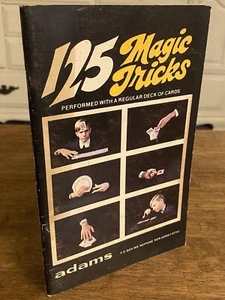 Vintage 125 Magic Tricks Performed with a Regular Deck Of Cards, Putnam, 1976 - Picture 1 of 18