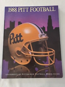 1988 University Pittsburg Panthers Football Media Guide HoF Marino Ditka Dorsett - Picture 1 of 6