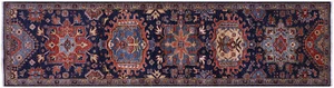 2 Fuß 7 Zoll x 10 Fuß 1 Zoll Läufer Super Heriz Serapi handgeknüpfter Wollteppich - Q18671 - Bild 1 von 8