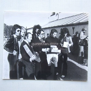 Queen 'A Day At The Races' 1976 Kempton Park 10" x 8" Promo Group Photograph - Picture 1 of 4