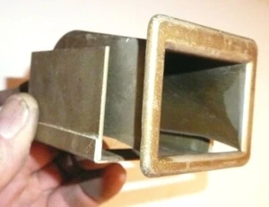 WURLITZER 2800 / 2810 JUKEBOX part: 2 piece COIN RETURN - Picture 1 of 2