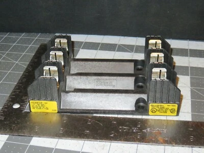 Bussmann H60030-3P Fuse Block Holders 30A 600V 3 Pole for Class H - Image 1 of 4
