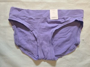 Women's Cotton Stretch Bikini Underwear - Auden Lilac Purple Size Large  - Picture 1 of 5