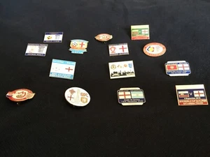 ENGLAND FOOTBALL AWAY MATCH BADGES BUNDLE X 14 Lot 2 - Picture 1 of 4