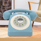 Retro Corded Dial Phone | Ringer Rotary Landline Vintage Old Home Classic Green