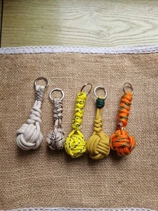 Restposten Schlüsselanhänger Konvolut Paracord Kugel Paracord, Posten 5 Keychains - Bild 1 von 5