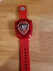 PAW Patrol Chase Kids Learning Watch Vtech Spin Master 2018 Red WORKS