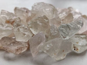 Natural Morganite Rough Gemstone 150 Gram Lot 2.8 Gram Average Size Transparent - Picture 1 of 7