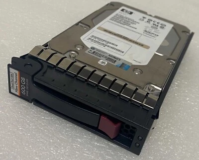 HP 518735-001 600GB 10K RPM 495276-003 BD600DAJZK 3.5" Fiber Channel Hard Drive - Image 1 of 3