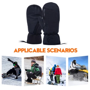 GREY XL Snowboard Mittens For Women Men Waterproof Ski Touchscreen S WAS - Picture 1 of 7