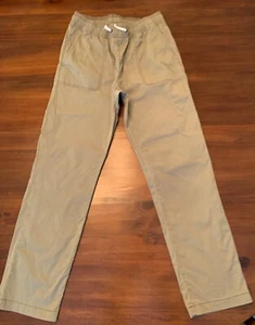 JCREW Boys Size 16 / relaxed fit pull-on chino pant / BE517 Color: OLIVE SAND - Picture 1 of 4