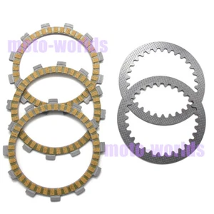 Clutch Friction Steel Plates Kit for Suzuki ZR50S 1992/1999/ GT50 KB/KEN 1977-80 - Picture 1 of 7