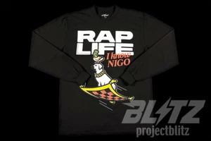 CAMISETA I KNOW NIGO L/S RAP LIFE ALFOMBRA VOLADORA NEGRA L XL VICTOR - Imagen 1 de 3