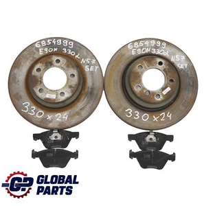 BMW 3 E90 E91 E92 Front Wheel Left Right Ventilated Brake Disc Pad Set 330X24 - Picture 1 of 12
