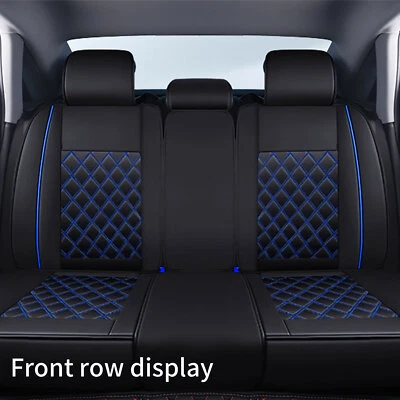 Conjunto completo de capas de assento de carro 5 lugares almofada traseira dianteira PU para Mazda CX-3 CX-5 CX-7 - Imagem 1 de 4