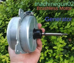 3 Phasen Permanentmagnet AC Brushless Windkraftanlage Handkurbel Hydro 12-220V - Bild 1 von 13