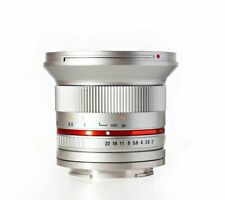 Rokinon RK12M-E-SIL 12mm f/2.0 Wide Angle Fixed Lens for Sony E-mount (NEX) - Silver