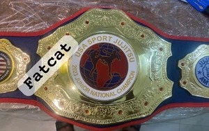 USA 2023 Junior National Champion Ju-Jitsu Karate Meisterschaft Boxgürtel - Bild 1 von 4