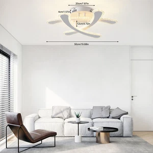 Creative LED Ceiling Lamp 36-72W 110-220V  Energy Saving 7-15m²  Lighting Area - Picture 1 of 12