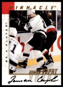 1997-98 Pinnacle Be a Player Autographs Roman Vopat Auto Los Angeles Kings #103 - Picture 1 of 2