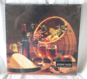 Puzzle Ambassador Piaceri Semplici Vino Frutta Formaggio 20,25” Quadrato Punzone Nuovo - Foto 1 di 5