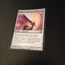 Mtg magic darksteel sword of light and shadows (nm) foil