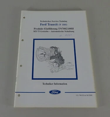 Información Técnica Introducción Ford Transit Transmisión MT-75 Fecha 06/2000 - Imagen 1 de 4