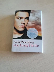 DAVID SNEDDON - STOP LIVING THE LIE 2003 UK CASsetteSINGLE CARD SLEEVE SLIP-CASE - Picture 1 of 2