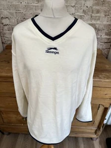 Slazenger Fleece Cricket Jumper Top Size Mens XL Extra Large BNWT Soft Polyester - Picture 1 of 13