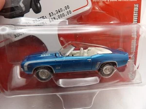 1969 CHEVY CAMARO RS/SS CONVERTIBLE JOHNNY LIGHTNING AUCTION INSANITY 1:64 - Picture 1 of 4