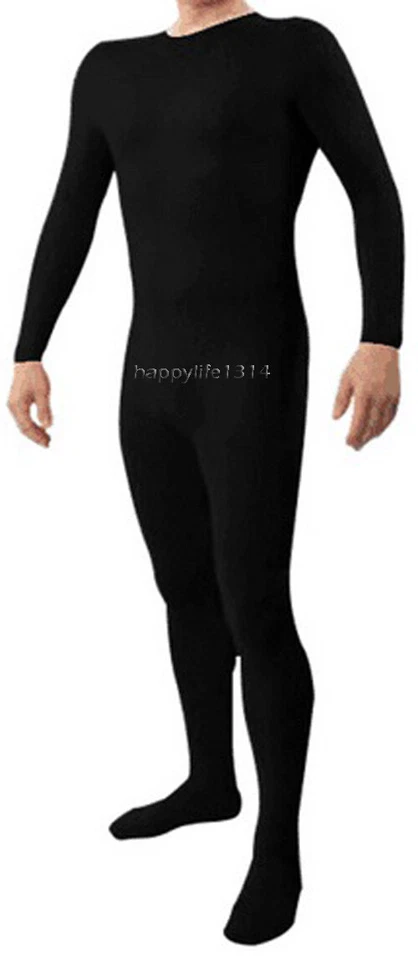 Adulto Unisex Spandex Unitard Body Disfraz Hombres Traje Apretado Danza Yoga Unitard Foto 1 de 1
