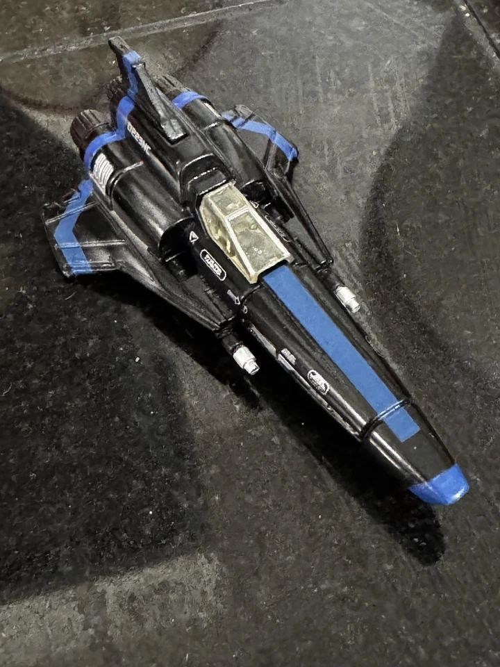 Battlestar Galactica Colonial Viper Mark II Black Stealth Titanium Apollo 3 pulgadas Foto 1 de 4