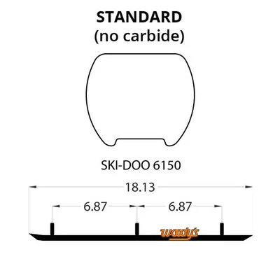 Woodys Wear Bar для снегохода 1994 Ski-Doo Formula MX Z - Изображение 1 из 2