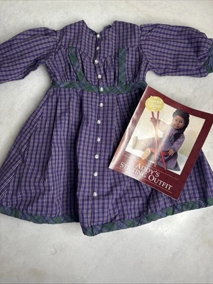 Vestido de estilo púrpura Addy para muñeca American Girl Pleasant Company Foto 1 de 4